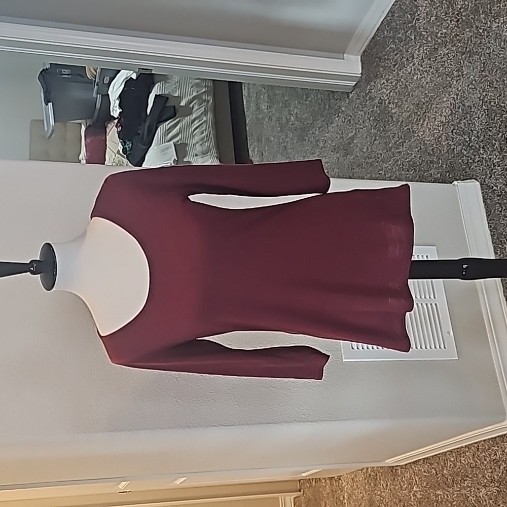 Long sleeve vanity top